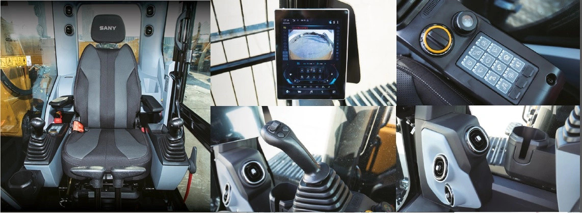 SY235C kabin belső részletek