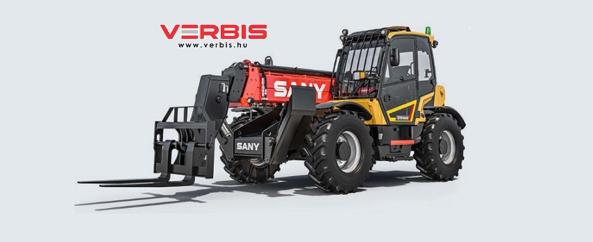 SANY STH teleszkópos rakodó profilkép szürke alapszinnel
