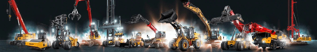 SANY gépek és eszközök